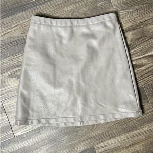 Brand new high waisted leather skirt